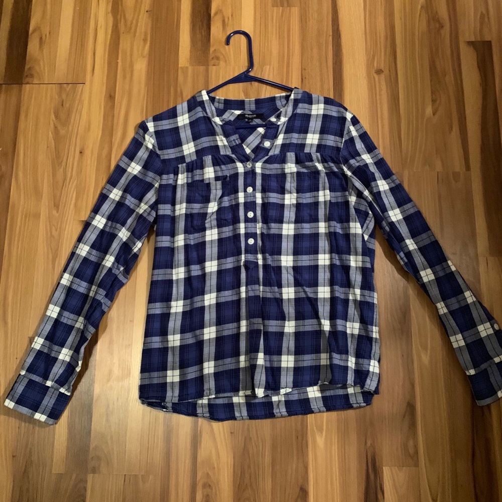 Madewell flannel top